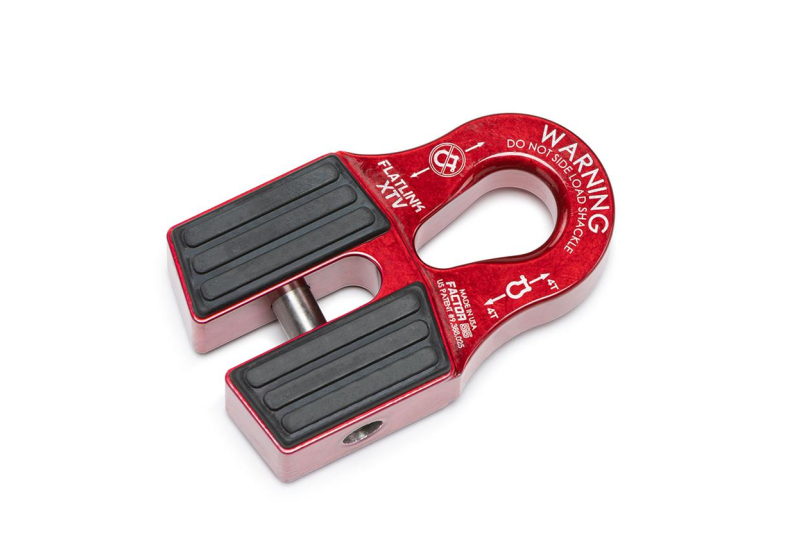 FlatLink XTV Winch Shackle Mount Red Factor 55