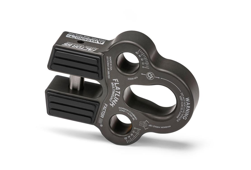 Winch Line Shackle Mount Foldable Flatlink Multimount Gray Factor 55