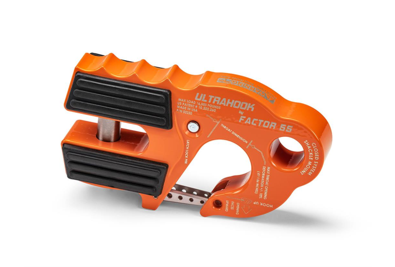 UltraHook Closed System Winch Shackle Mount Orange Factor 55