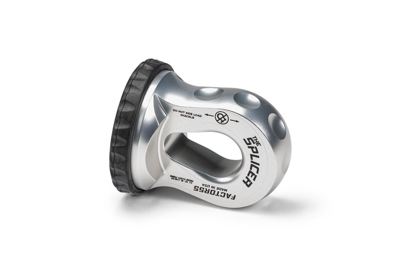 Splicer Splice On Synthetic Rope Thimble Shackle Silver Factor 55