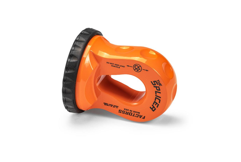 Splicer Splice On Synthetic Rope Thimble Shackle Orange Factor 55