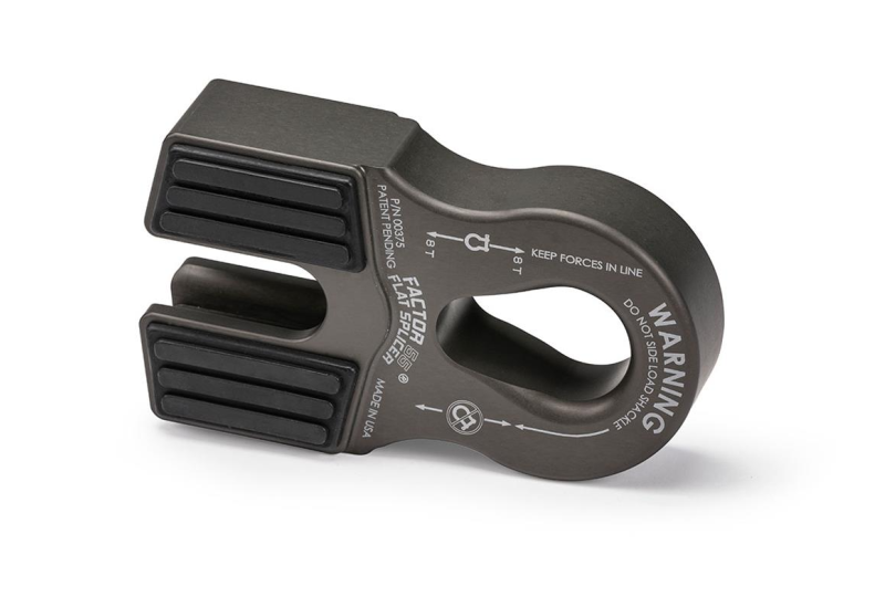 Winch Line Shackle Mount Splice On Foldable Gray Factor 55