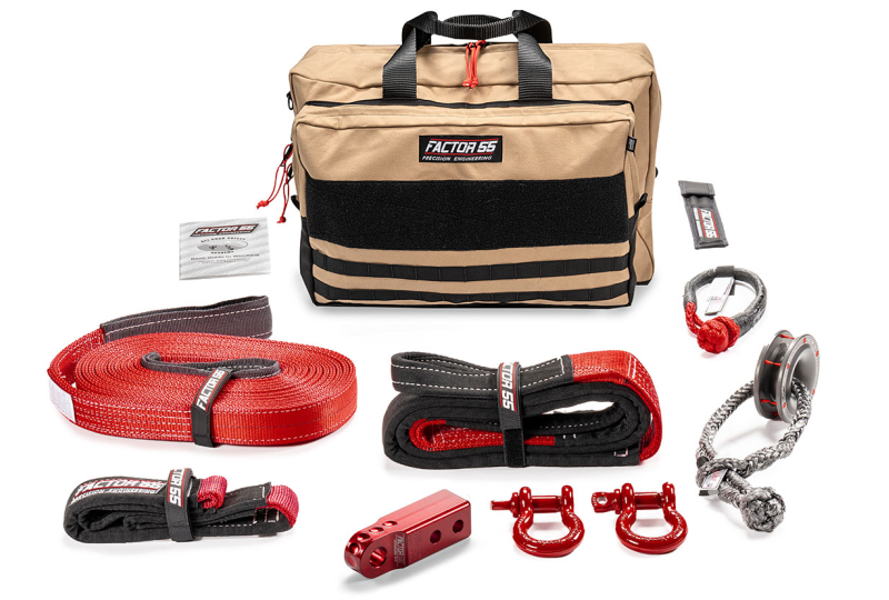 Vehicle Recovery Kit Sawtooth Red -Large Factor 55