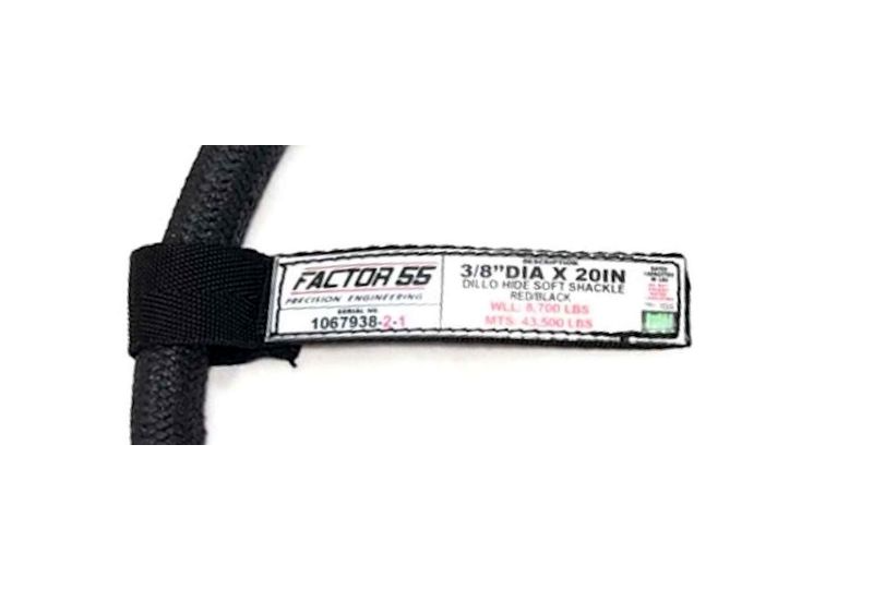 Extreme Duty Soft Shackle 3/8 x 20 Inch Factor 55