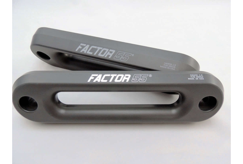 Hawse Fairlead 1.5 Inch Thick Gun Metal Gray Factor 55