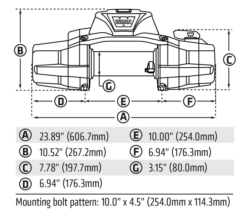 Warn 110014 Zeon XD 14s - 14,000 Pound Synthetic Rope Winch