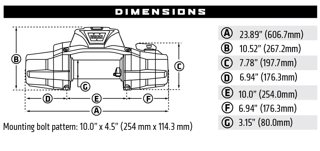 Warn 110140 Zeon XP 14s - 14,000 Pound Synthetic Rope Winch