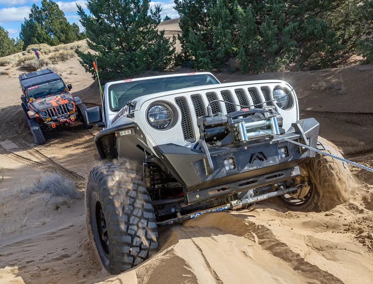 Maximus-3 Warn Zeon Winch Mount Package; Wrangler JK Rubicon Recon, Hard Rock, 10A