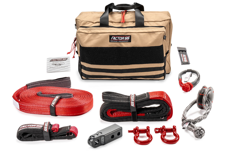 Vehicle Recovery Kit Sawtooth Black -Large Factor 55