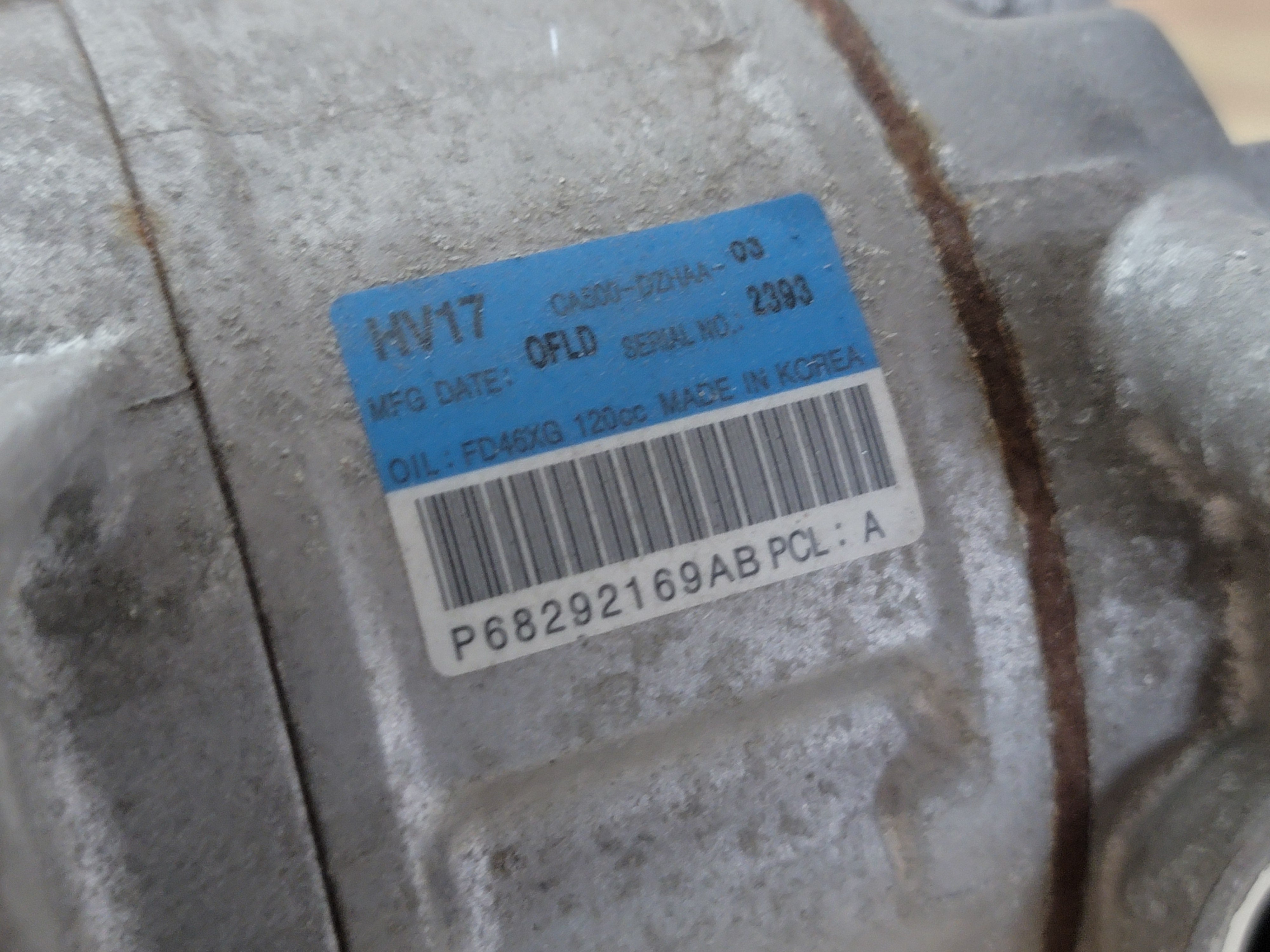 Mopar A/C Compressor for Wrangler JL & Gladiator JT with 3.6L Engine