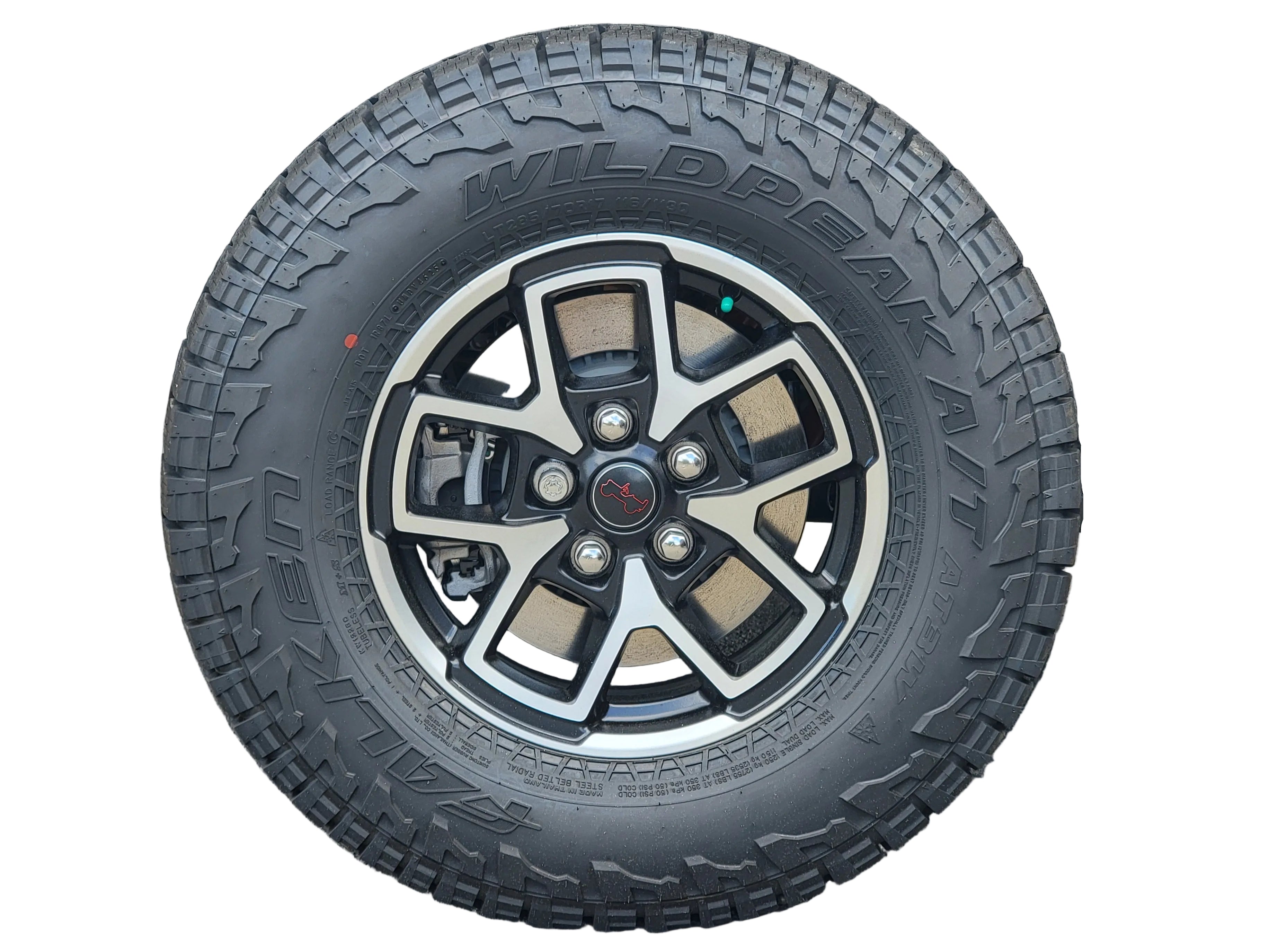 Jeep Gladiator JT Rubicon Wheels & Tires; 285/70R17 Falken Wildpeak A/T3W