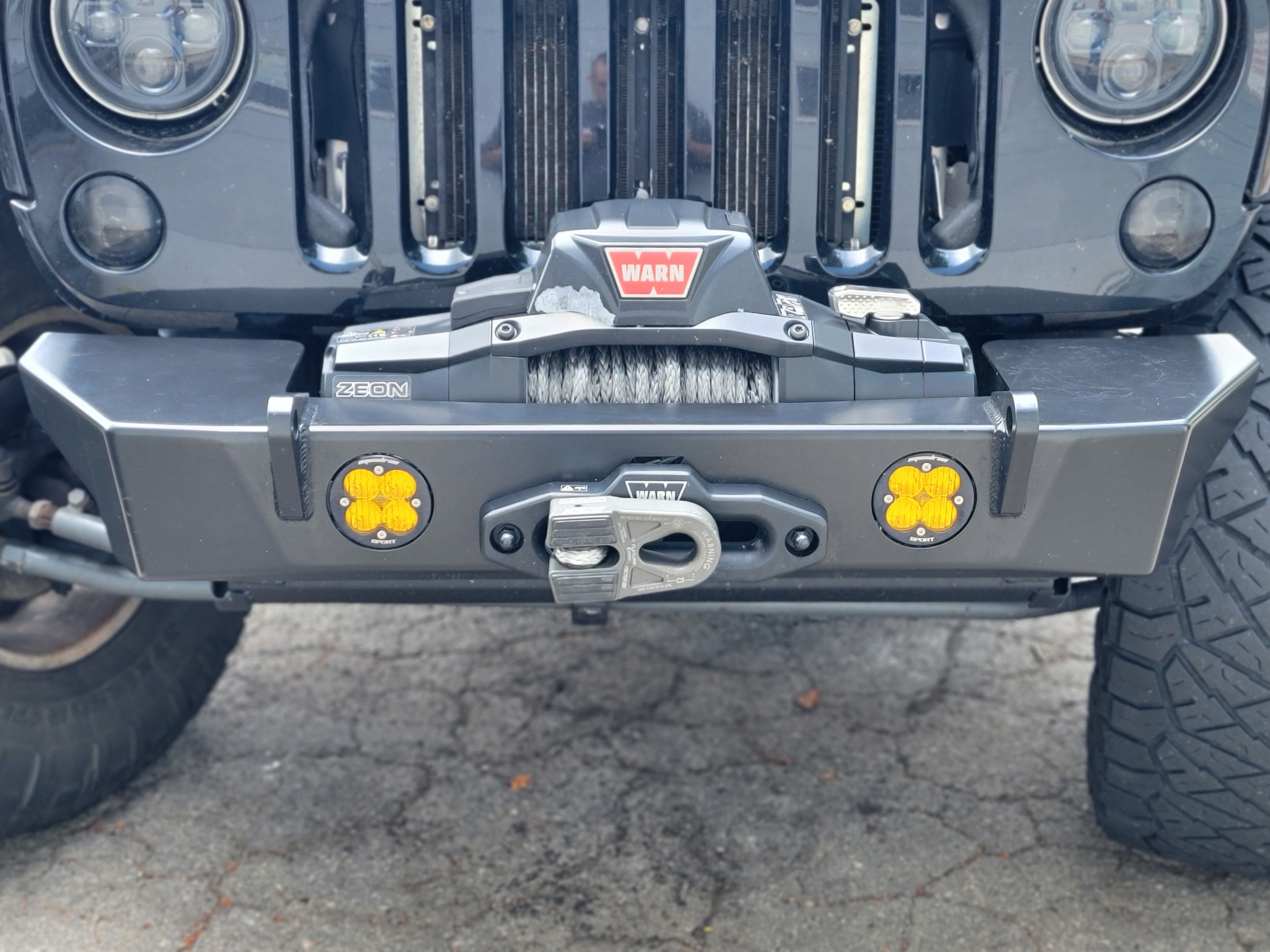 Crusher Series HD Front Bumper for Jeep JL Motobilt