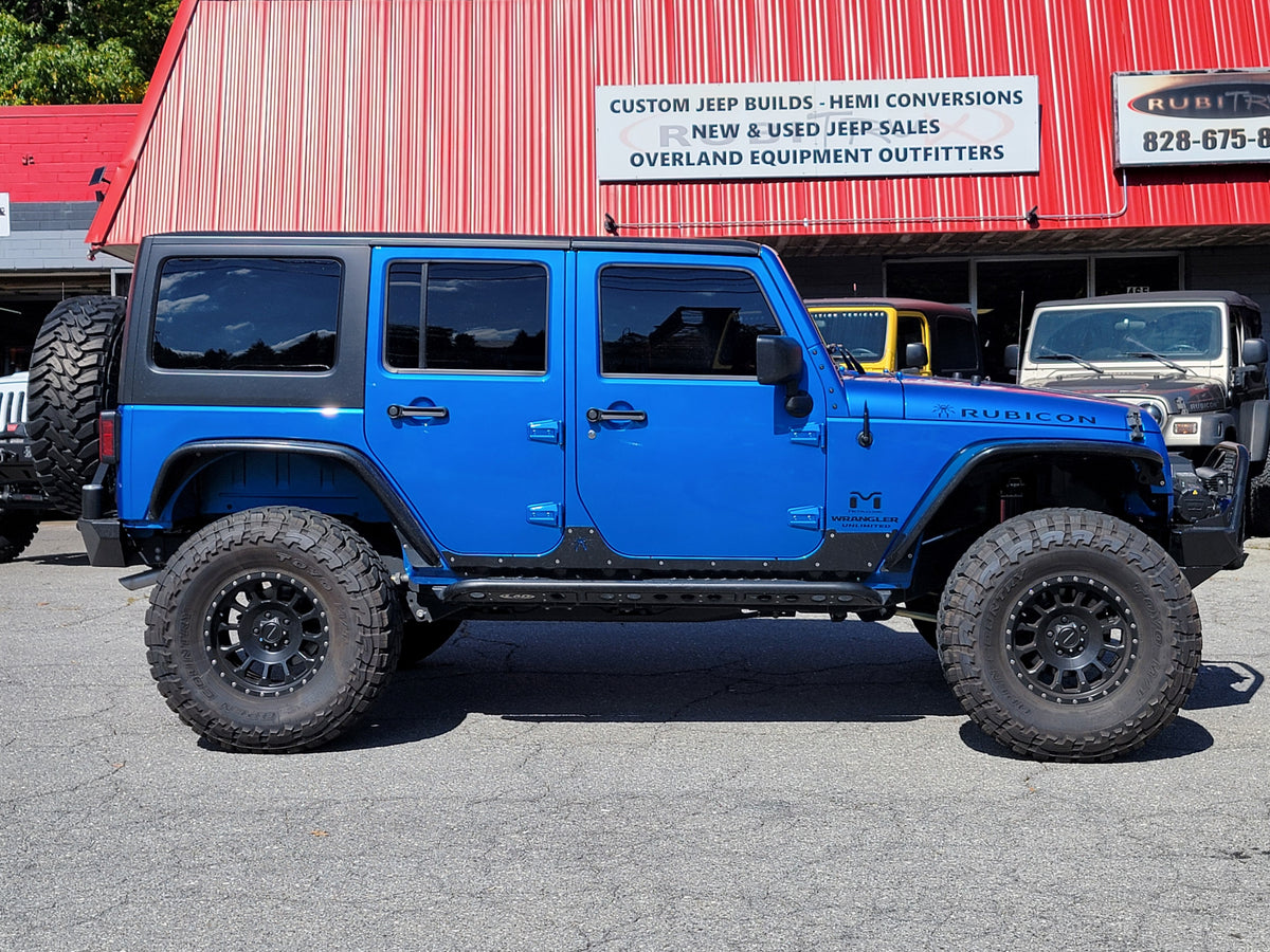 2015 Jeep Wrangler JK Unlimited Rubicon Hard Top Hydro Blue Incoming