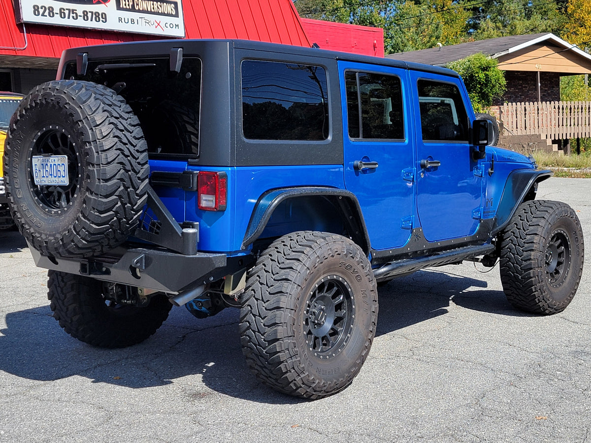 2015 Jeep Wrangler JK Unlimited Rubicon Hard Top Hydro Blue Incoming