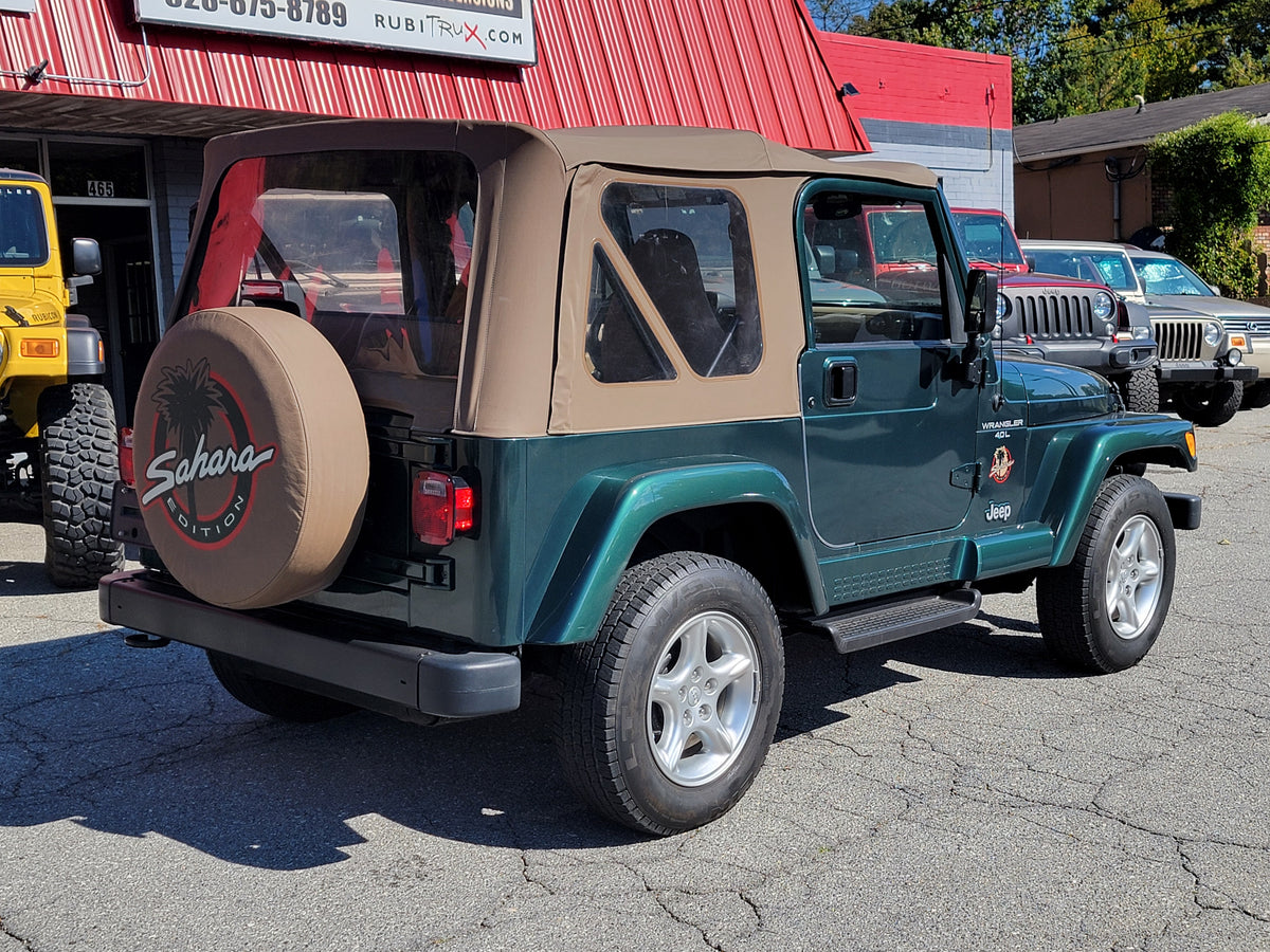 2000 Jeep Wrangler TJ Sahara Soft Top Forest Green Incoming