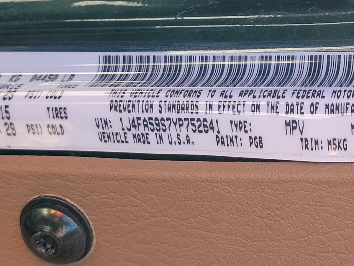2000 Jeep Wrangler TJ Sahara Soft Top Forest Green Incoming