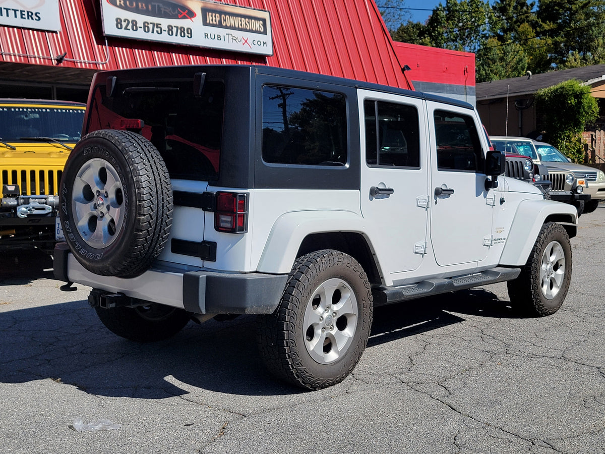 2015 Jeep Wrangler JK Unlimited Sahara Hard Top Bright White Incoming