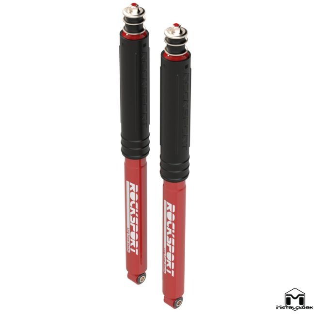 MetalCloak 1008 RockSport Long Travel Front Shock Pair; Wrangler JK