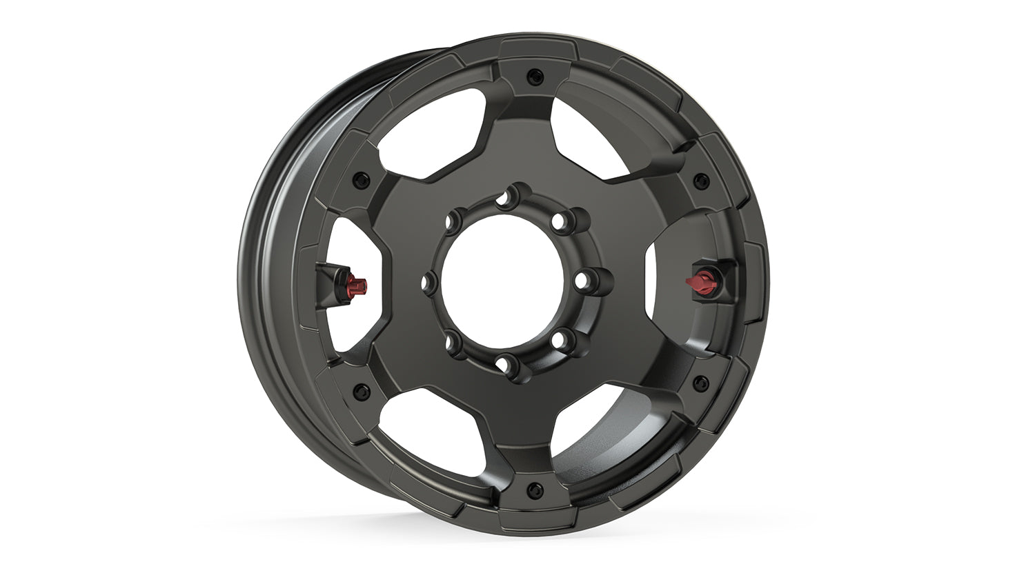 Nomad Off-Road Wheel Deluxe 8x6.5in 00 Titanium Gray TeraFlex