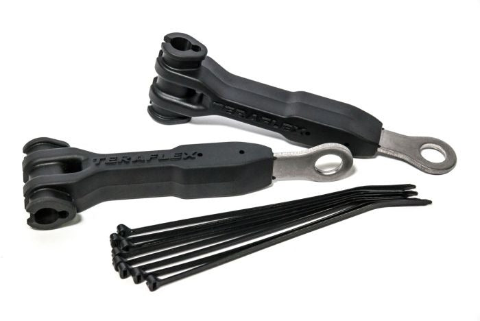 TeraFlex 1101255 Universal, Accessory, Front Brake Line Anchor, Pair, 5 Long/.50 Bolt Hole, Boxed