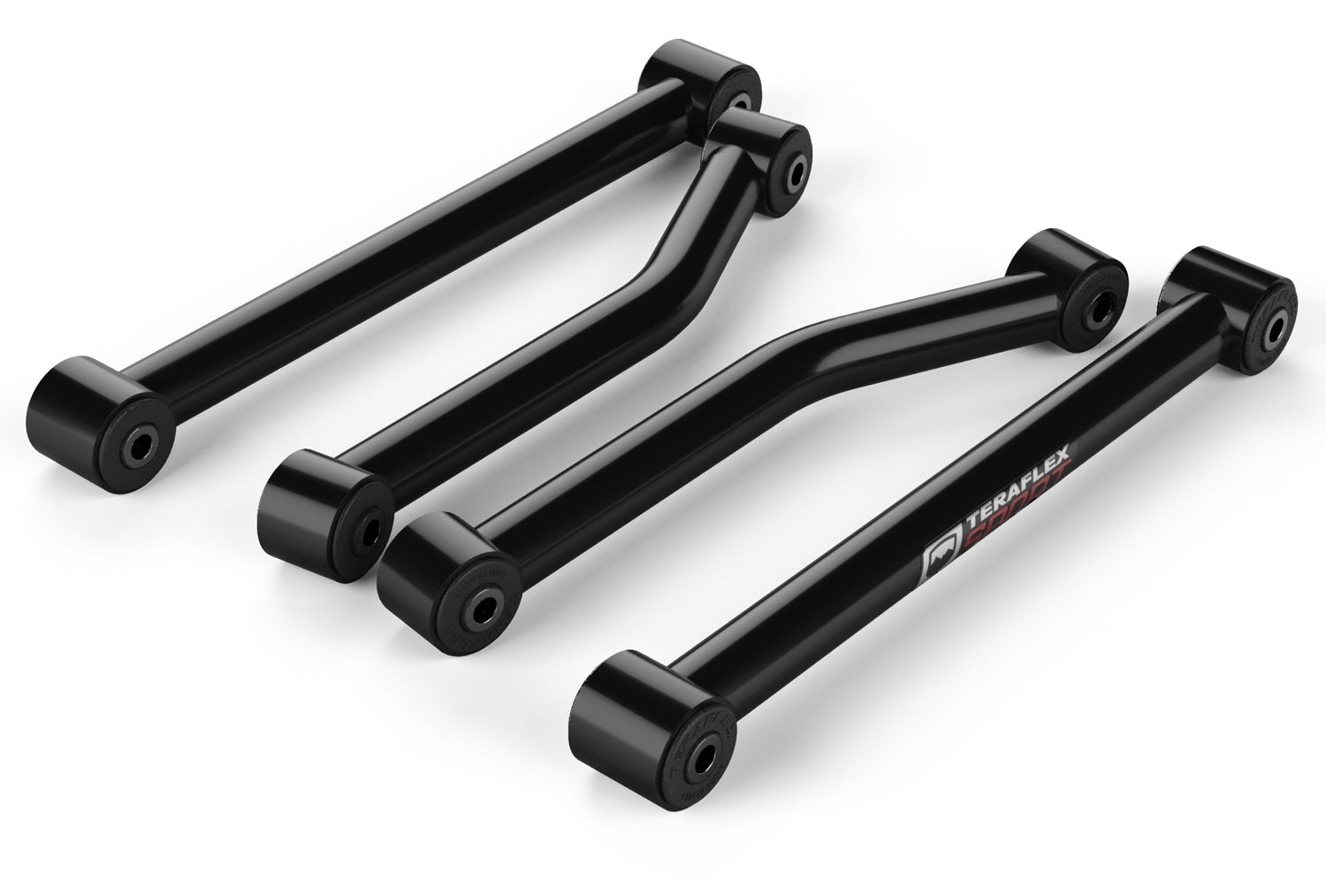 07-18 Wrangler JK Sport Control Arm Kit 4 Arm Front Lower & Rear Upper 2.5-3 Inch Lift TeraFlex