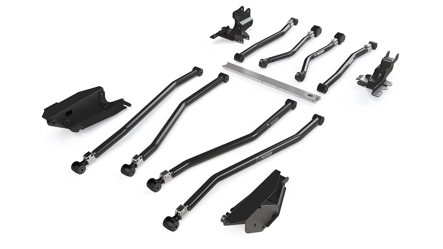 20-Up Jeep Gladiator Alpine Long Arm & Bracket Kit 8-Arm 3-6 Inch Lift TeraFlex