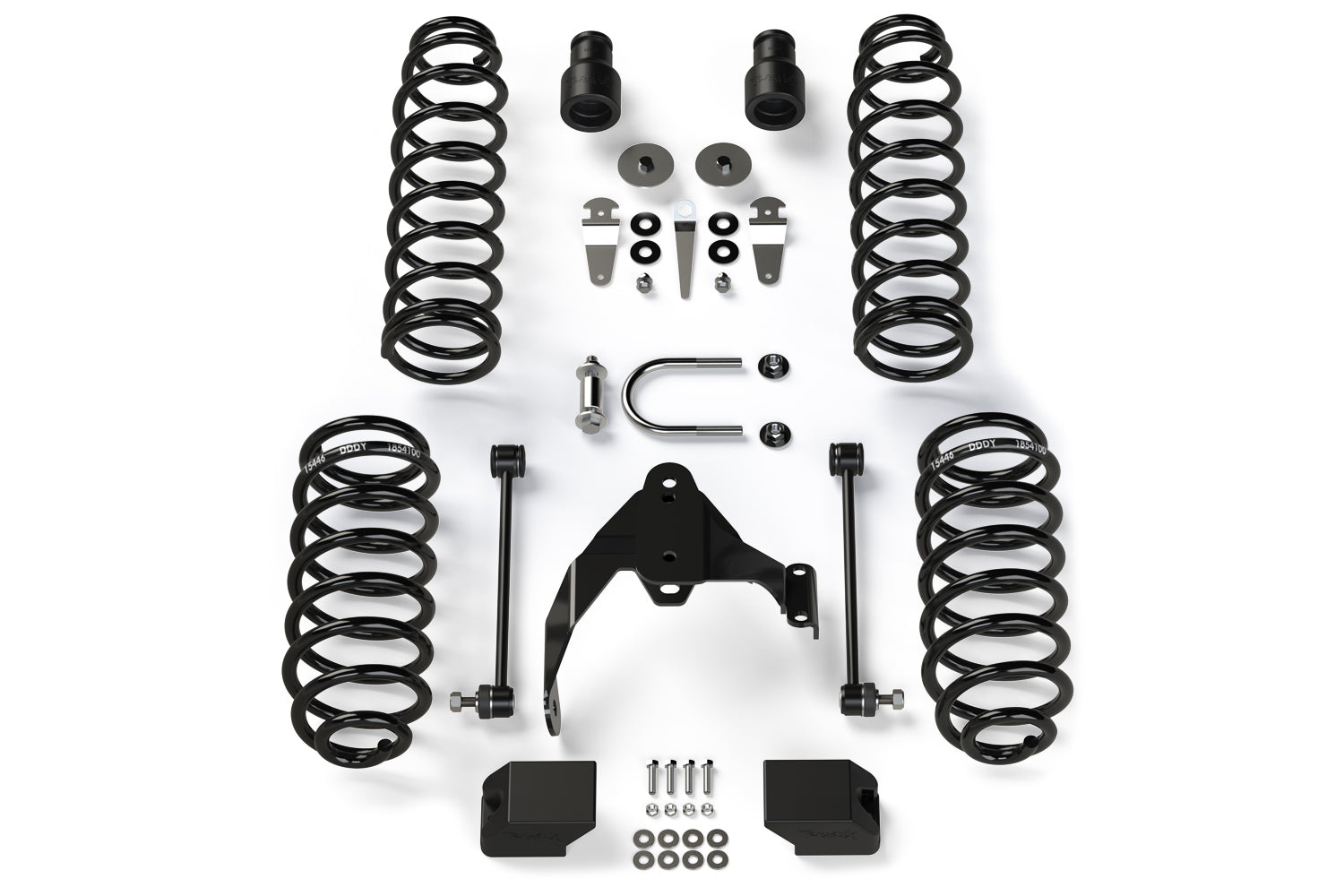 07-18 Wrangler JK 4 Door 2.5 Inch Coil Spring Base Lift Kit No Shocks or Shock Extensions TeraFlex