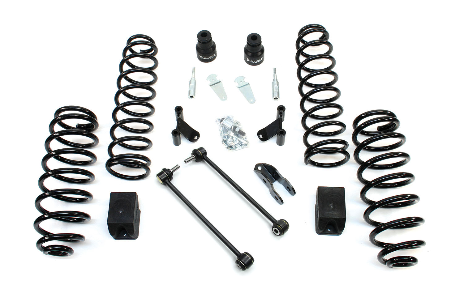 07-18 Wrangler JK 2 Door 2.5 Inch Coil Spring Base Lift Kit & Shock Extensions TeraFlex