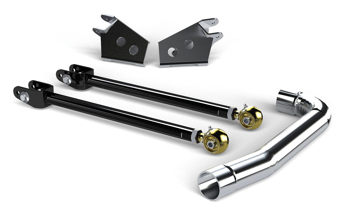 97-06 Jeep Wrangler TJ Pro LCG Long Arm & Bracket Upgrade Kit Front Upper 3-5 Inch Lift TeraFlex