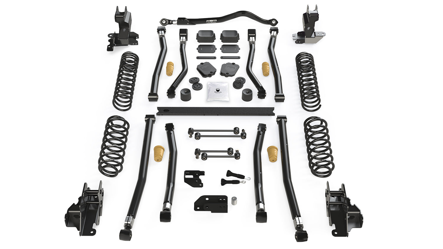 18-Up Wrangler JL 2 Door 3.5 Inch Alpine CT3 Long Arm Suspension System No Shocks TeraFlex