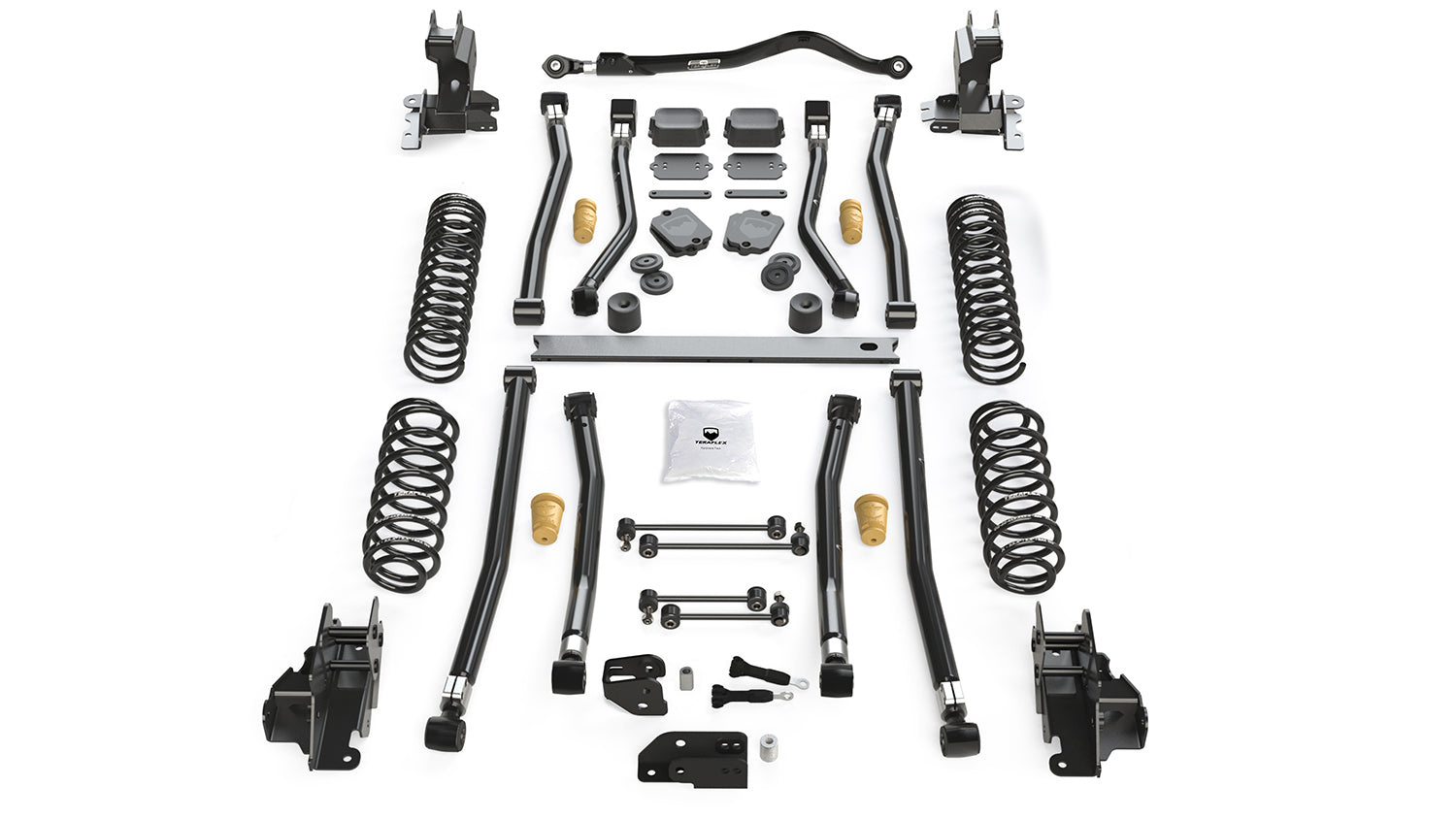 18-Up Wrangler JL 4 Door 4.5 Inch Alpine CT4 Long Arm Suspension System No Shocks TeraFlex