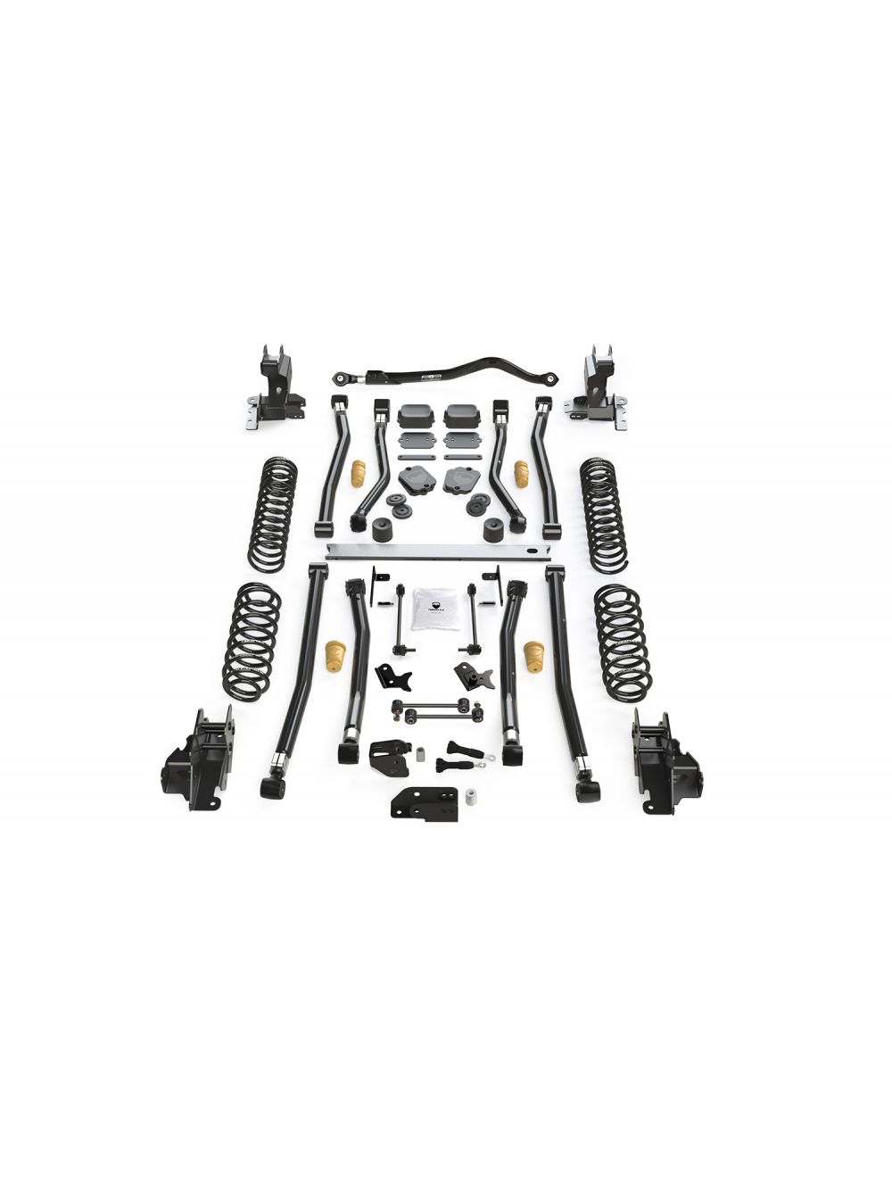 18-Up Wrangler JL 4 Door 4.5 Inch Alpine CT4 Long Arm Suspension System No Shocks TeraFlex