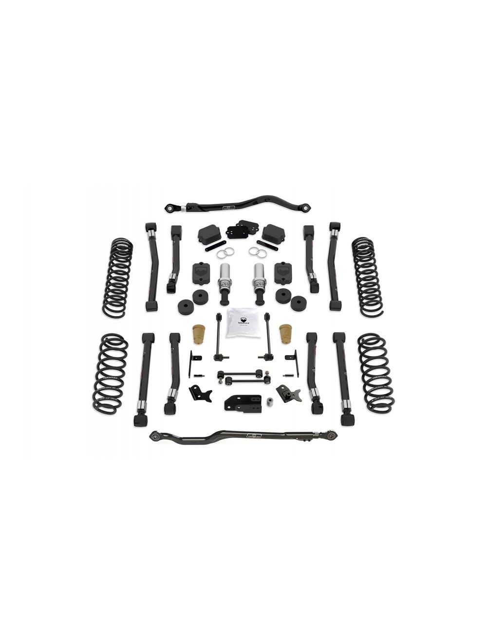 18-Up Wrangler JL 4 Door 2.5 Inch Alpine RT2 Outback Overland Short Arm Suspension System No Shocks TeraFlex