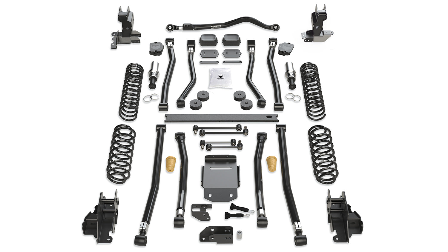 TeraFlex 1533100 3.5 Alpine RT3 Long Arm Lift Kit w/o Shocks; Wrangler JL 2 Door