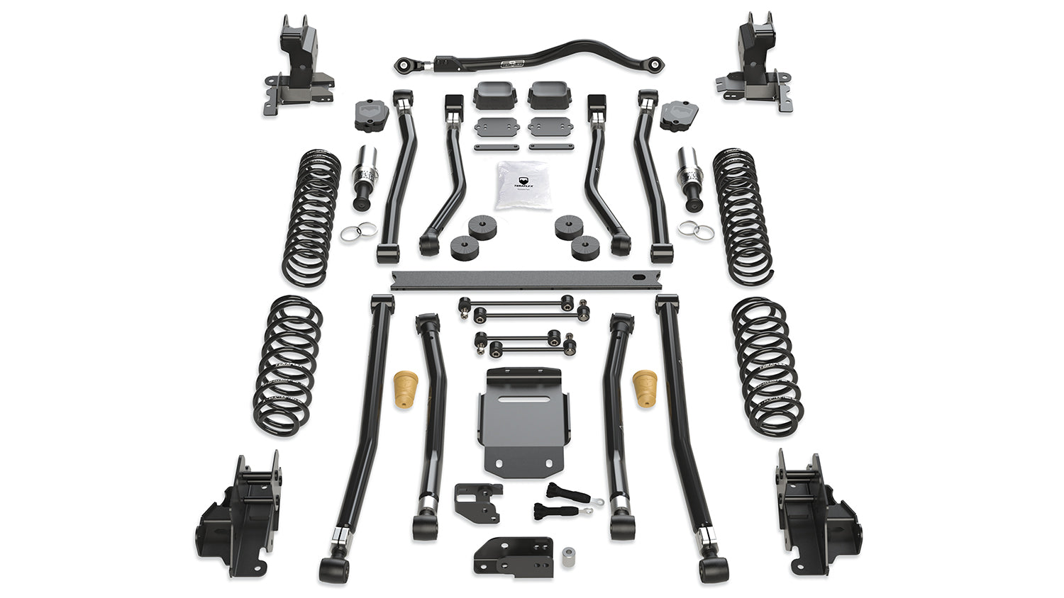18-Up Wrangler JL 4 Door 3.5 Inch Alpine RT3 Long Arm Suspension System No Shocks TeraFlex