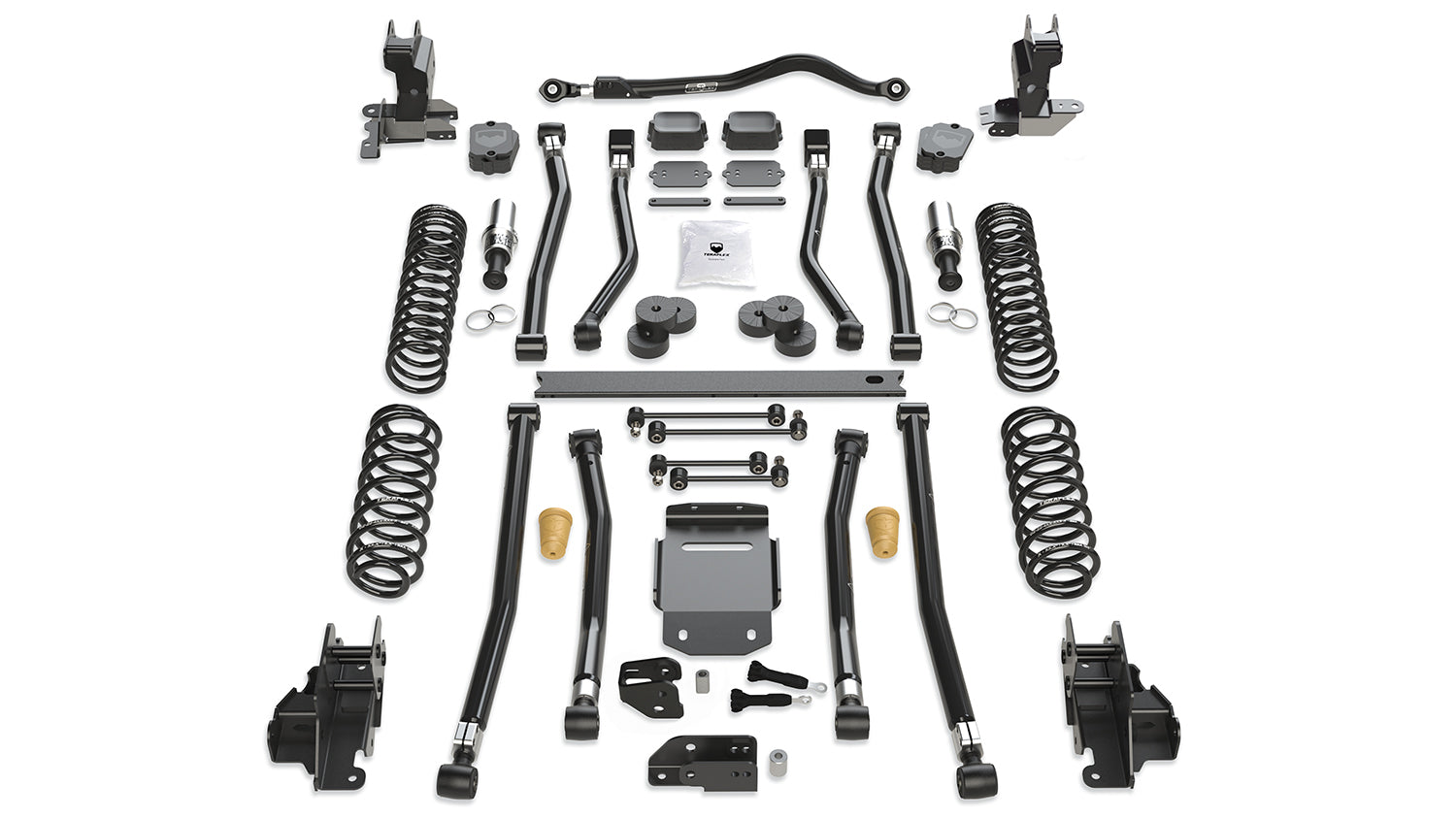 TeraFlex 1534200 4.5 Alpine RT4 Long Arm Lift Kit w/o Shocks; Wrangler JL 2 Door