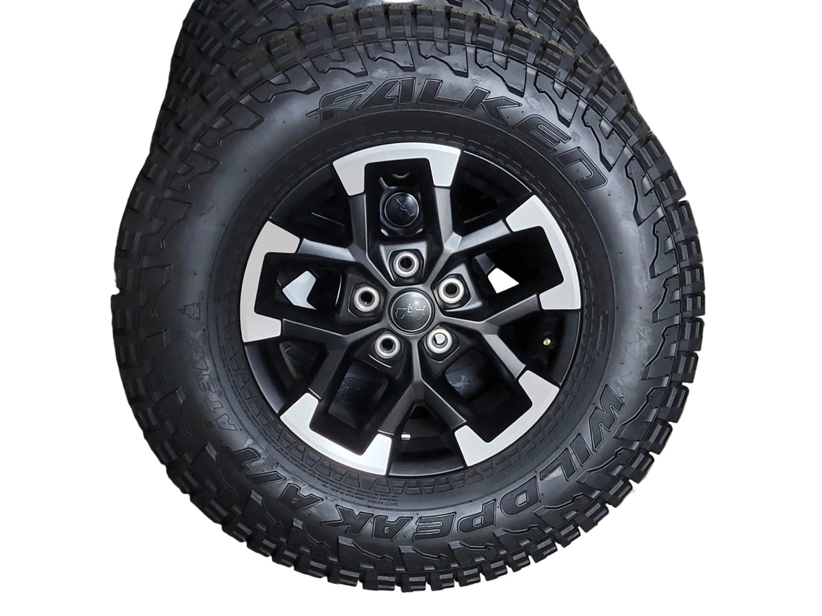 Jeep Gladiator JT Rubicon Wheels & Tires; 285/70R17 Falken Wildpeak A/T3W Tires