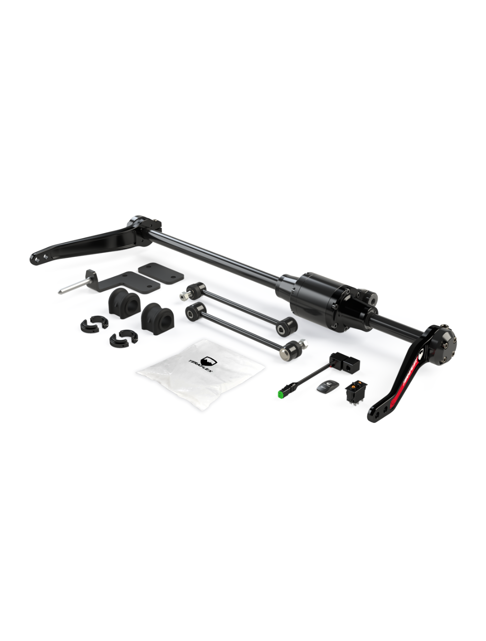 07-Up Wrangler JL/JT/JK ST Dual Rate Pneumatic Front Sway Bar - Coilover TeraFlex