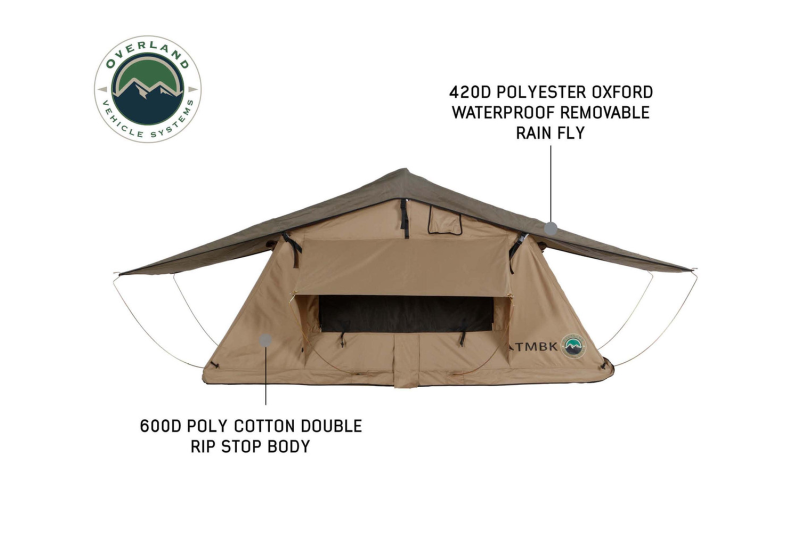 OVS LD TMBK 3 Tent with Annex: Tan, Green Fly, Black Base