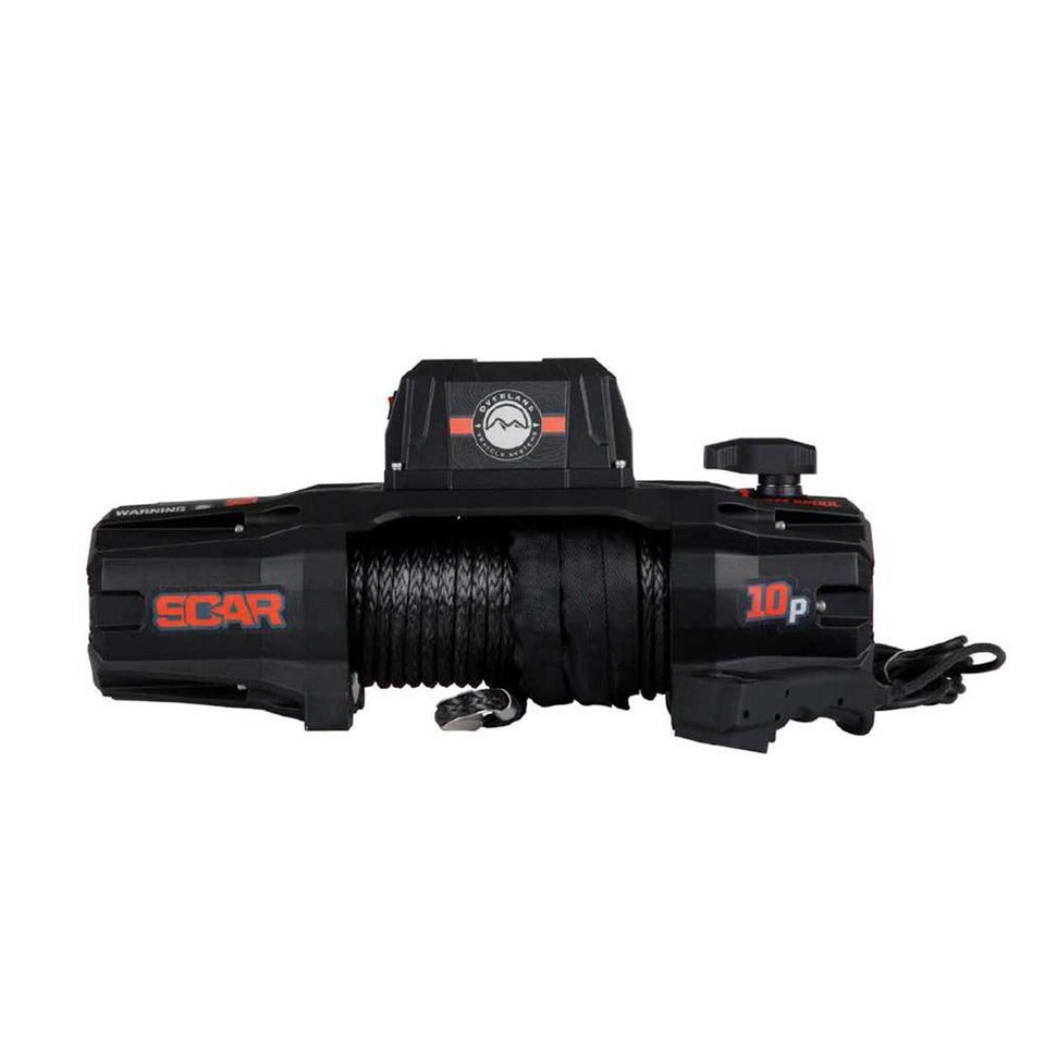 SCAR 10S Winch - 10,000lb Winch w/ Synthetic Rope & Wireless Remote