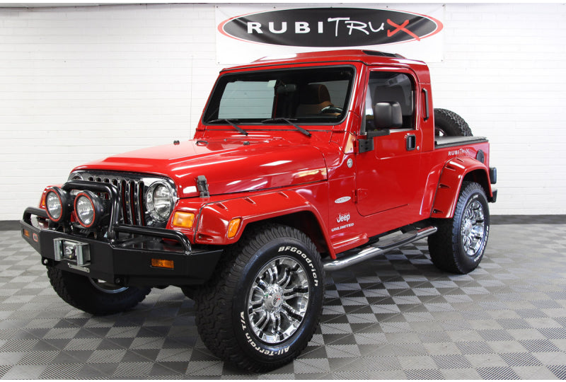 Pre-Owned 2005 RubiTrux Wrangler Conversion Flame Red - SOLD