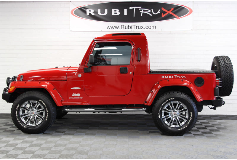 Pre-Owned 2005 RubiTrux Wrangler Conversion Flame Red - SOLD