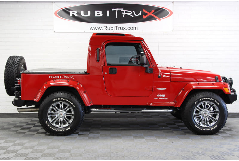 Pre-Owned 2005 RubiTrux Wrangler Conversion Flame Red - SOLD
