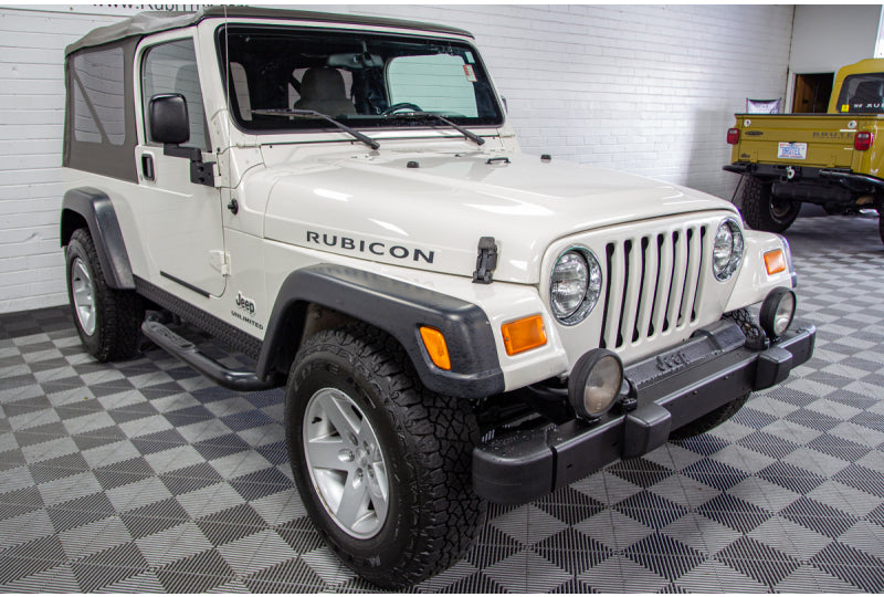 Pre-Owned 2005 Wrangler TJ Unlimited Rubicon Stone White - SOLD