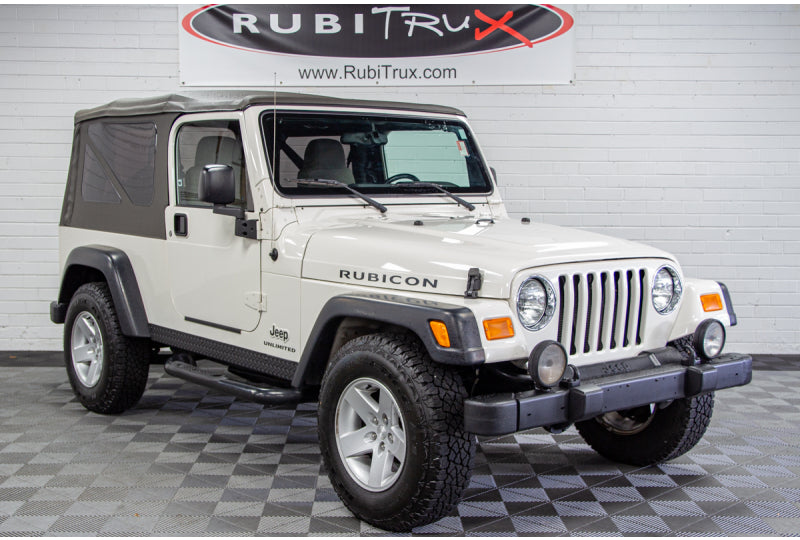 Pre-Owned 2005 Wrangler TJ Unlimited Rubicon Stone White - SOLD