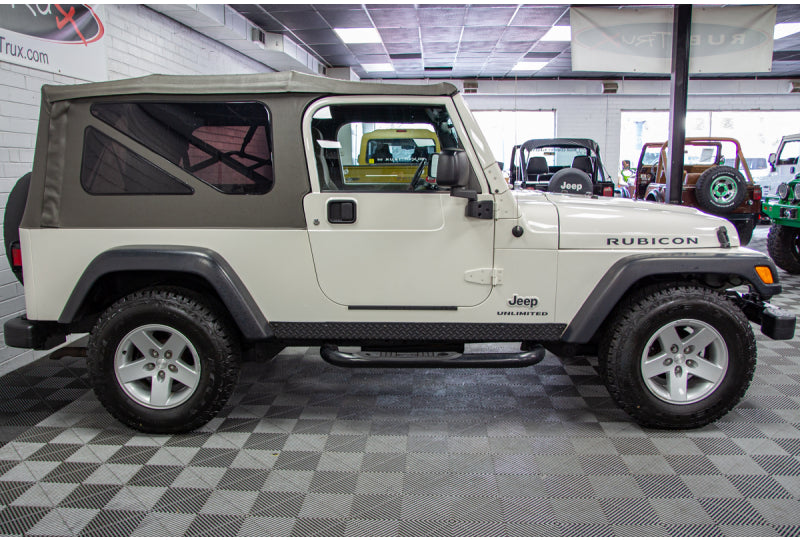 Pre-Owned 2005 Wrangler TJ Unlimited Rubicon Stone White - SOLD
