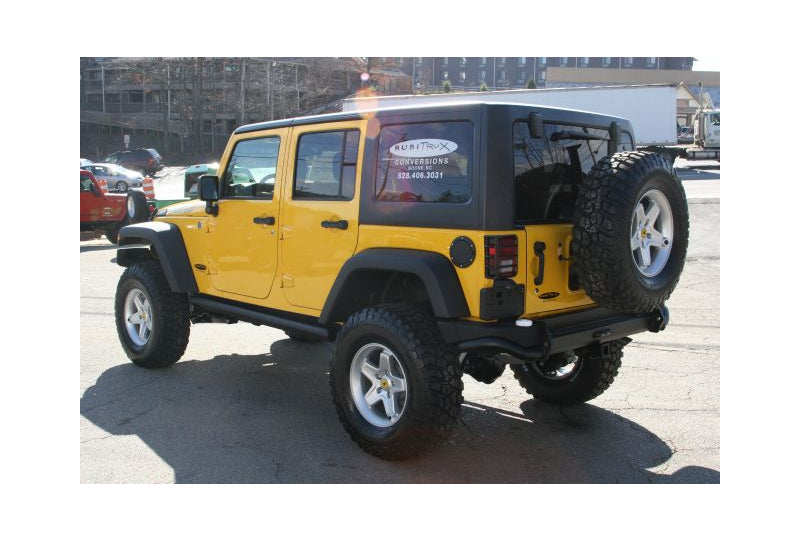 2011 Yellow Jeep Wrangler JK Rubicon Unlimited - SOLD