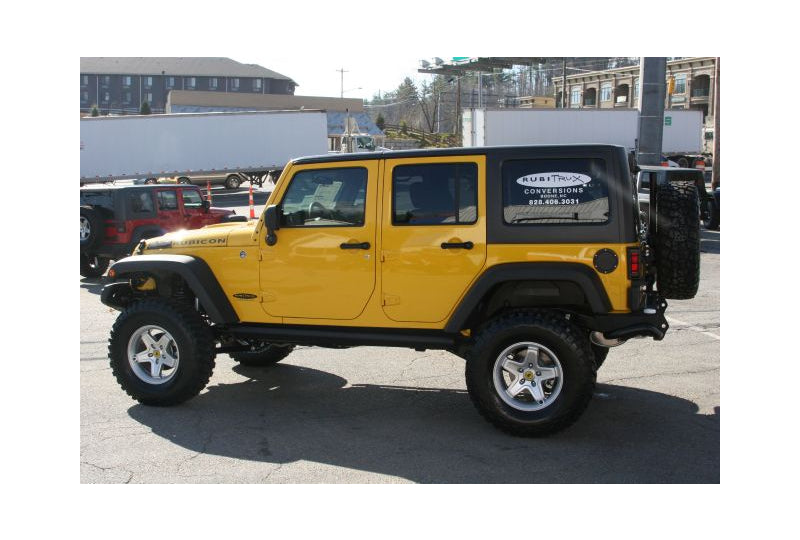 2011 Yellow Jeep Wrangler JK Rubicon Unlimited - SOLD