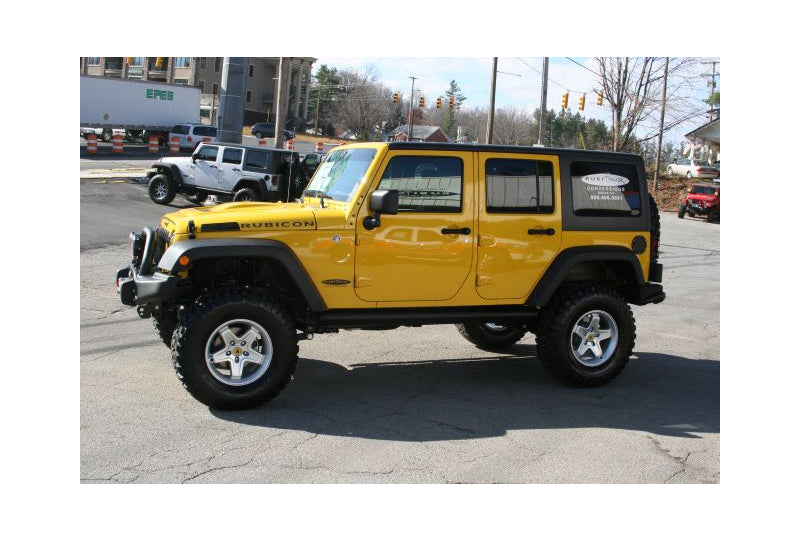 2011 Yellow Jeep Wrangler JK Rubicon Unlimited - SOLD
