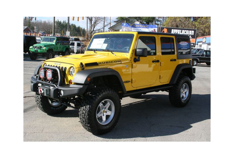 2011 Yellow Jeep Wrangler JK Rubicon Unlimited - SOLD